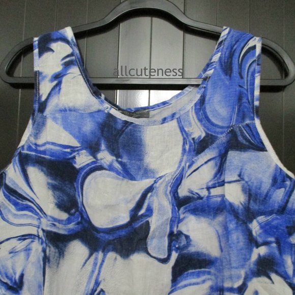 Piazza Del Tempio Made in Italy Linen Sleeveless Top Size S - Picture 3 of 8